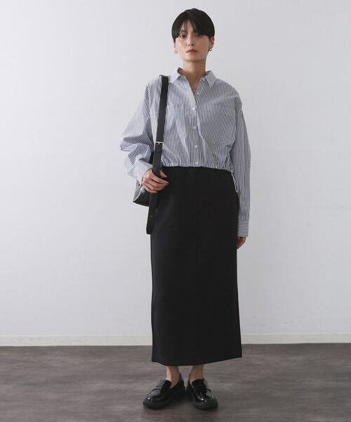 OPAQUE.CLIP / オペーク ドット クリップ ロング・マキシ丈スカート | イージーナロースカート/セットアップ対応可【洗濯機OK】 | 詳細6