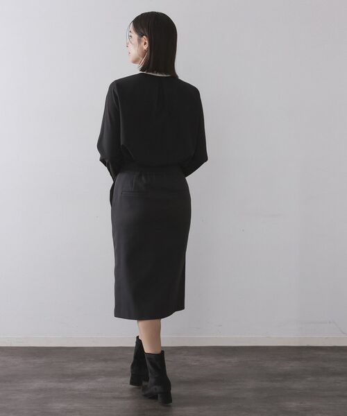 OPAQUE.CLIP / オペーク ドット クリップ スカート | ミドル丈タイトスカート【洗濯機OK】 | 詳細2