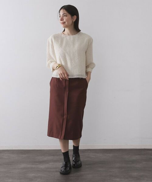 OPAQUE.CLIP / オペーク ドット クリップ スカート | ミドル丈タイトスカート【洗濯機OK】 | 詳細5