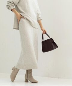 OPAQUE.CLIP / オペーク ドット クリップ ロング・マキシ丈スカート | ラメスパンコールナロースカート/セットアップ対応可【洗濯機OK】