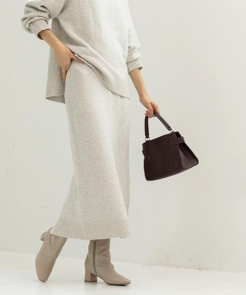 OPAQUE.CLIP / オペーク ドット クリップ ロング・マキシ丈スカート | ラメスパンコールナロースカート/セットアップ対応可【洗濯機OK】 | 詳細2