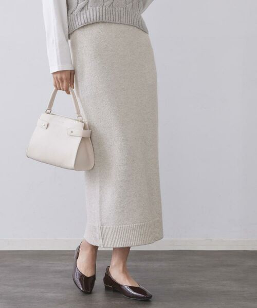 OPAQUE.CLIP / オペーク ドット クリップ ロング・マキシ丈スカート | ラメスパンコールナロースカート/セットアップ対応可【洗濯機OK】 | 詳細28