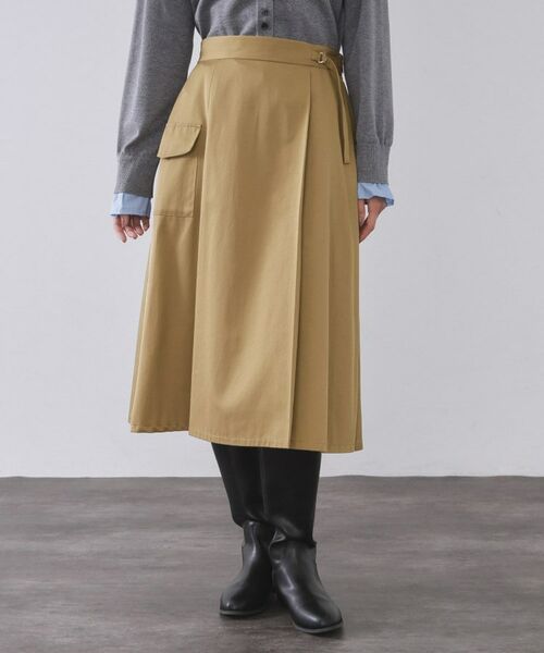 OPAQUE.CLIP / オペーク ドット クリップ スカート | アシメプリーツスカート【洗濯機OK】 | 詳細8