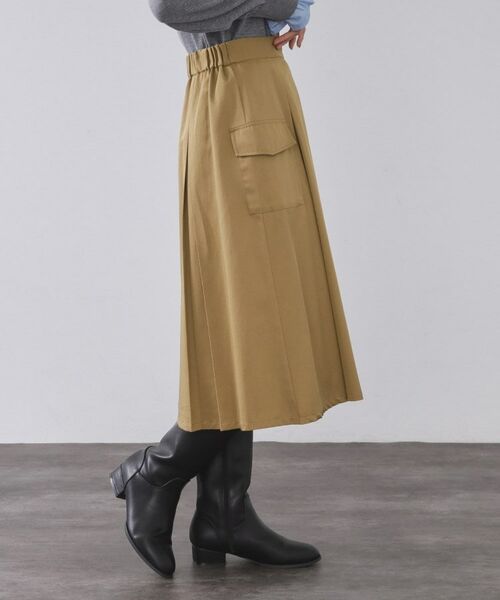 OPAQUE.CLIP / オペーク ドット クリップ スカート | アシメプリーツスカート【洗濯機OK】 | 詳細9