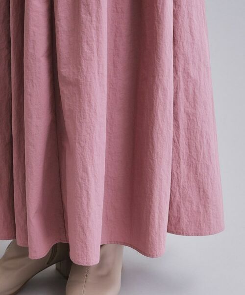 OPAQUE.CLIP / オペーク ドット クリップ ロング・マキシ丈スカート | 【es】ナイロンティアードマキシスカート【洗濯機OK】 | 詳細13