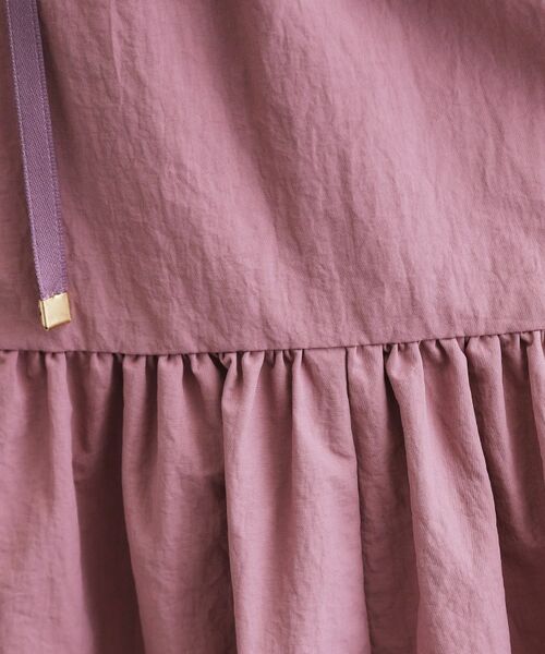 OPAQUE.CLIP / オペーク ドット クリップ ロング・マキシ丈スカート | 【es】ナイロンティアードマキシスカート【洗濯機OK】 | 詳細8