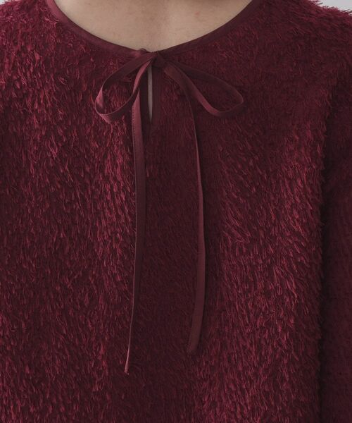 OPAQUE.CLIP / オペーク ドット クリップ シャツ・ブラウス | 前後2WAY シアーフリンジジャカードブラウス【洗濯機OK】 | 詳細26