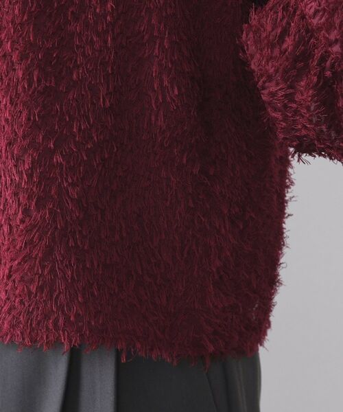 OPAQUE.CLIP / オペーク ドット クリップ シャツ・ブラウス | 前後2WAY シアーフリンジジャカードブラウス【洗濯機OK】 | 詳細28