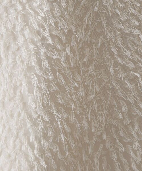 OPAQUE.CLIP / オペーク ドット クリップ シャツ・ブラウス | 前後2WAY シアーフリンジジャカードブラウス【洗濯機OK】 | 詳細7