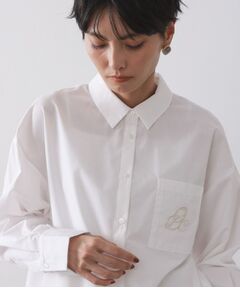 OPAQUE.CLIP / オペーク ドット クリップ シャツ・ブラウス | ポケット刺繍レギュラーカラーシャツ【洗濯機OK】