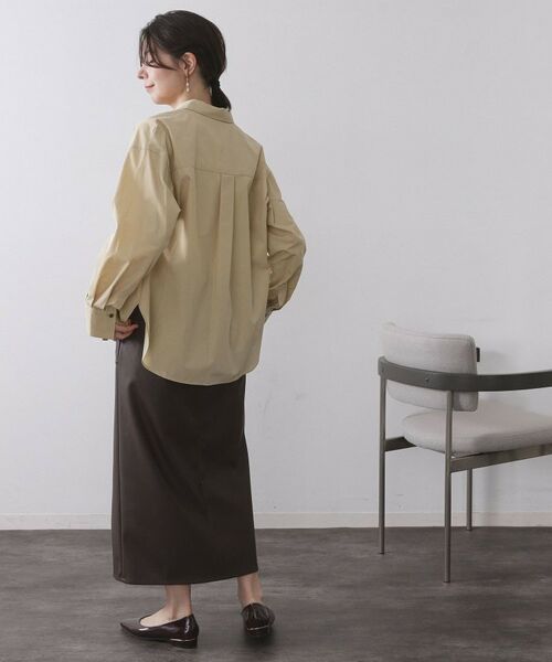 OPAQUE.CLIP / オペーク ドット クリップ シャツ・ブラウス | ポケット刺繍レギュラーカラーシャツ【洗濯機OK】 | 詳細11