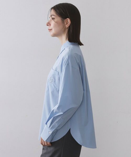 OPAQUE.CLIP / オペーク ドット クリップ シャツ・ブラウス | ポケット刺繍レギュラーカラーシャツ【洗濯機OK】 | 詳細22