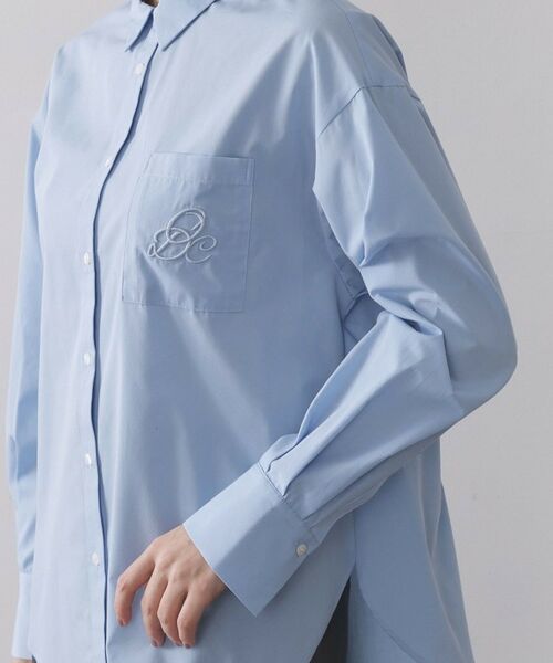 OPAQUE.CLIP / オペーク ドット クリップ シャツ・ブラウス | ポケット刺繍レギュラーカラーシャツ【洗濯機OK】 | 詳細25