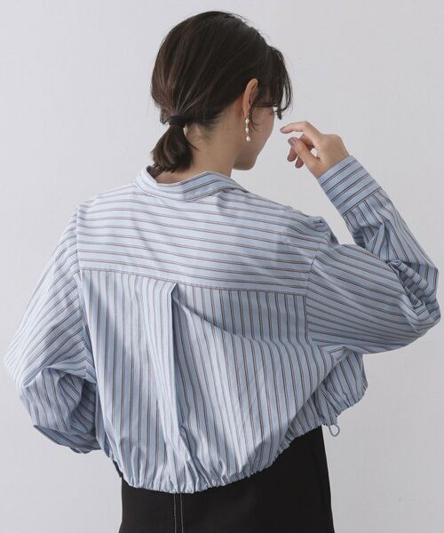 OPAQUE.CLIP / オペーク ドット クリップ シャツ・ブラウス | ドロストヘムショートシャツ【洗濯機OK】 | 詳細10