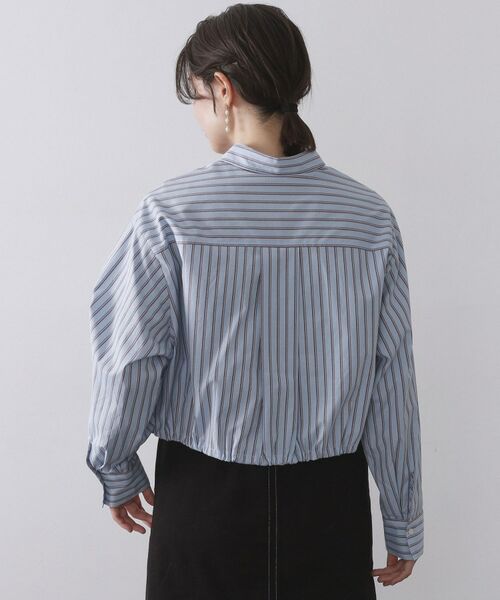 OPAQUE.CLIP / オペーク ドット クリップ シャツ・ブラウス | ドロストヘムショートシャツ【洗濯機OK】 | 詳細15