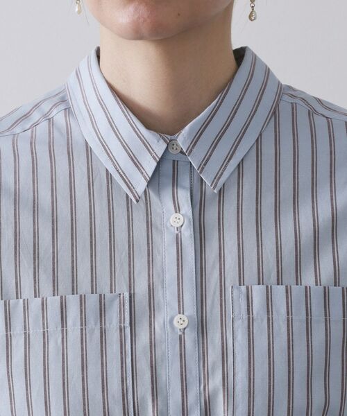 OPAQUE.CLIP / オペーク ドット クリップ シャツ・ブラウス | ドロストヘムショートシャツ【洗濯機OK】 | 詳細16