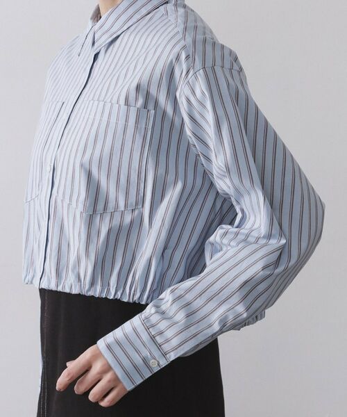 OPAQUE.CLIP / オペーク ドット クリップ シャツ・ブラウス | ドロストヘムショートシャツ【洗濯機OK】 | 詳細17