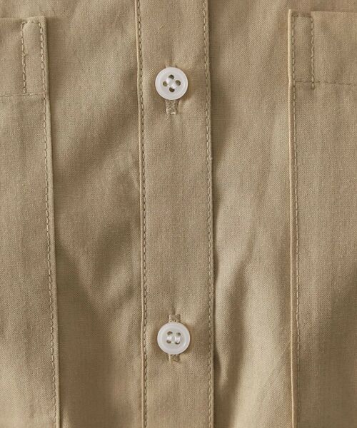 OPAQUE.CLIP / オペーク ドット クリップ シャツ・ブラウス | ドロストヘムショートシャツ【洗濯機OK】 | 詳細4