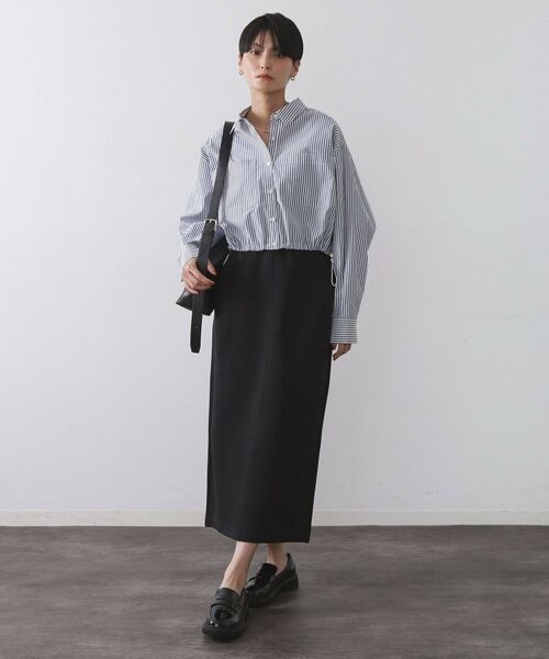 OPAQUE.CLIP / オペーク ドット クリップ シャツ・ブラウス | ドロストヘムショートシャツ【洗濯機OK】 | 詳細6