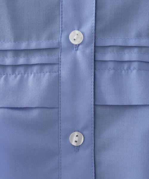 OPAQUE.CLIP / オペーク ドット クリップ シャツ・ブラウス | ピンタックフリルショートシャツ【洗濯機OK】 | 詳細12