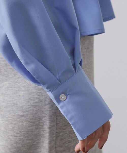 OPAQUE.CLIP / オペーク ドット クリップ シャツ・ブラウス | ピンタックフリルショートシャツ【洗濯機OK】 | 詳細18