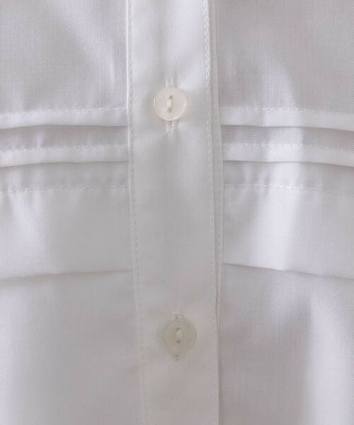 OPAQUE.CLIP / オペーク ドット クリップ シャツ・ブラウス | ピンタックフリルショートシャツ【洗濯機OK】 | 詳細4