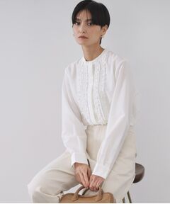 OPAQUE.CLIP / オペーク ドット クリップ シャツ・ブラウス | フロントフリルブラウス【洗濯機OK】