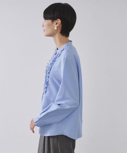 OPAQUE.CLIP / オペーク ドット クリップ シャツ・ブラウス | フロントフリルブラウス【洗濯機OK】 | 詳細14