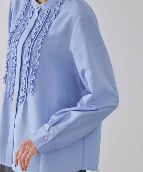 OPAQUE.CLIP / オペーク ドット クリップ シャツ・ブラウス | フロントフリルブラウス【洗濯機OK】 | 詳細18