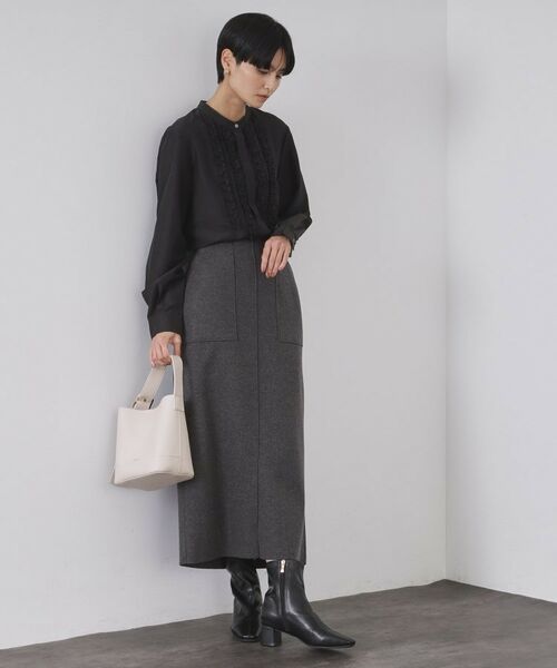 OPAQUE.CLIP / オペーク ドット クリップ シャツ・ブラウス | フロントフリルブラウス【洗濯機OK】 | 詳細6