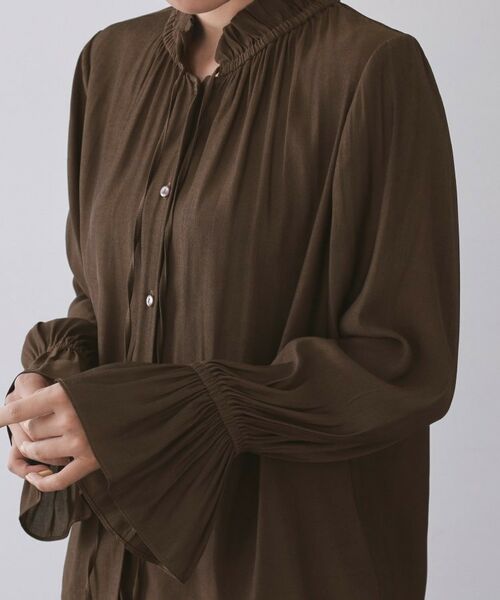 OPAQUE.CLIP / オペーク ドット クリップ シャツ・ブラウス | フリルカラーブラウス【洗濯機OK】 | 詳細18