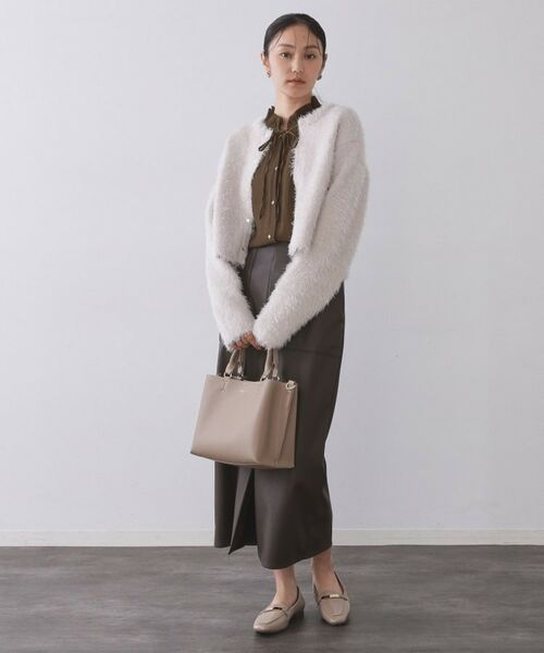 OPAQUE.CLIP / オペーク ドット クリップ シャツ・ブラウス | フリルカラーブラウス【洗濯機OK】 | 詳細3