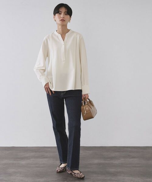 OPAQUE.CLIP / オペーク ドット クリップ シャツ・ブラウス | タックスキッパーブラウス【洗濯機OK】 | 詳細2