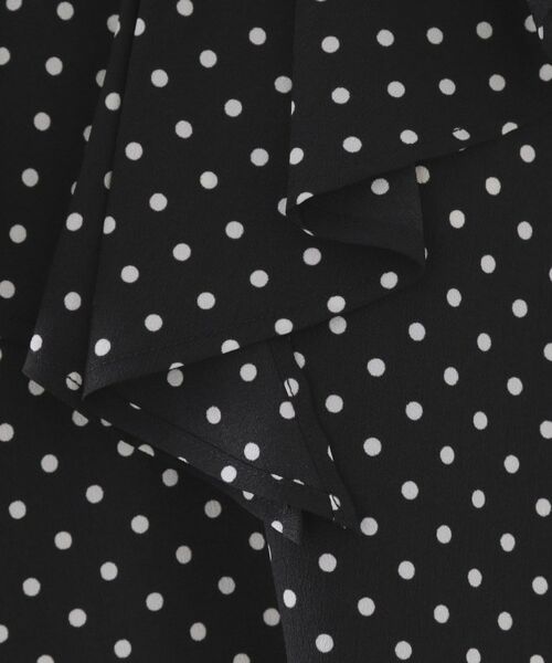 OPAQUE.CLIP / オペーク ドット クリップ シャツ・ブラウス | ドットプリントラッフルブラウス【洗濯機OK】 | 詳細8
