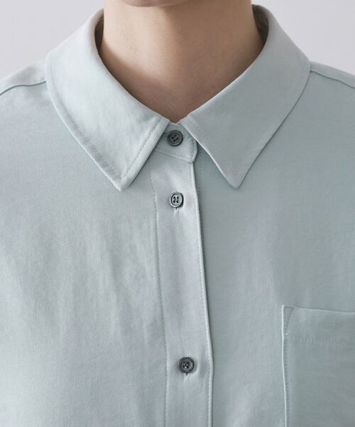 OPAQUE.CLIP / オペーク ドット クリップ シャツ・ブラウス | スエードライクシャツ【洗濯機OK】 | 詳細16