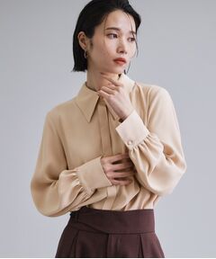 OPAQUE.CLIP / オペーク ドット クリップ シャツ・ブラウス | 【es】ビックカラーブラウス【洗濯機OK】