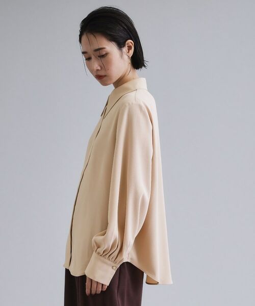 OPAQUE.CLIP / オペーク ドット クリップ シャツ・ブラウス | 【es】ビックカラーブラウス【洗濯機OK】 | 詳細10