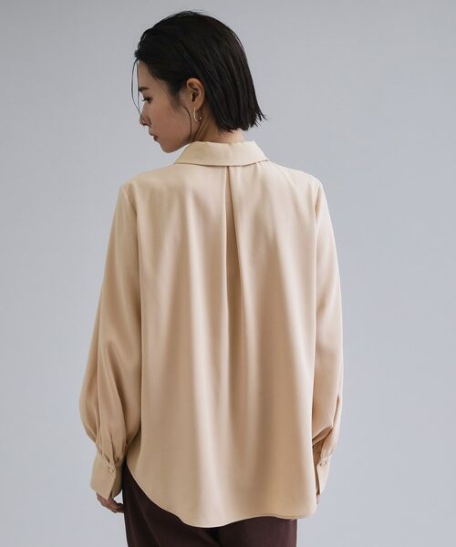 OPAQUE.CLIP / オペーク ドット クリップ シャツ・ブラウス | 【es】ビックカラーブラウス【洗濯機OK】 | 詳細11