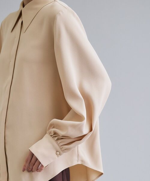 OPAQUE.CLIP / オペーク ドット クリップ シャツ・ブラウス | 【es】ビックカラーブラウス【洗濯機OK】 | 詳細14