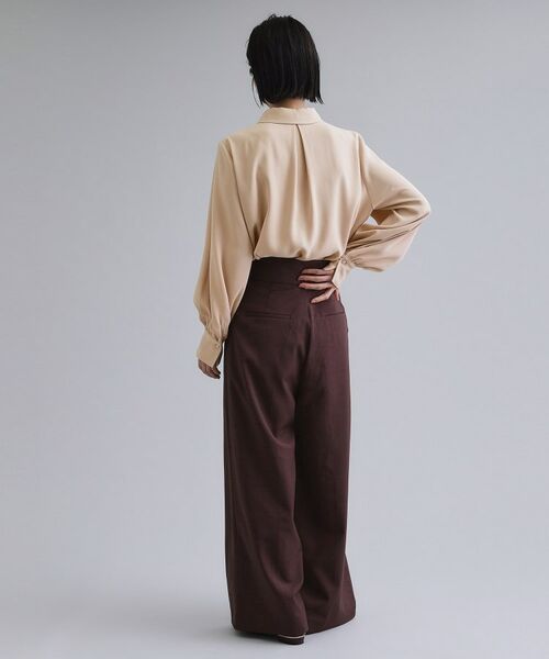 OPAQUE.CLIP / オペーク ドット クリップ シャツ・ブラウス | 【es】ビックカラーブラウス【洗濯機OK】 | 詳細3