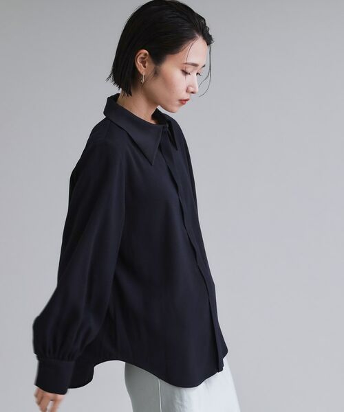 OPAQUE.CLIP / オペーク ドット クリップ シャツ・ブラウス | 【es】ビックカラーブラウス【洗濯機OK】 | 詳細5