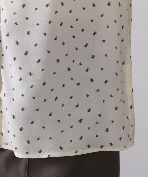 OPAQUE.CLIP / オペーク ドット クリップ シャツ・ブラウス | プリント柄タックデザインブラウス【洗濯機OK】 | 詳細19