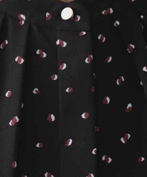 OPAQUE.CLIP / オペーク ドット クリップ シャツ・ブラウス | プリント柄タックデザインブラウス【洗濯機OK】 | 詳細4