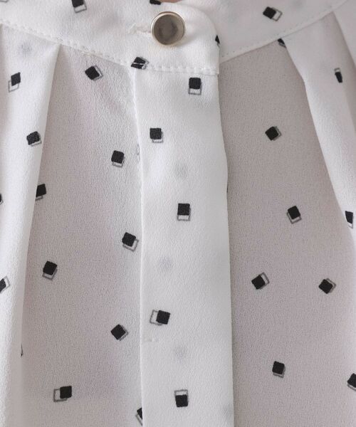 OPAQUE.CLIP / オペーク ドット クリップ シャツ・ブラウス | プリント柄タックデザインブラウス【洗濯機OK】 | 詳細8