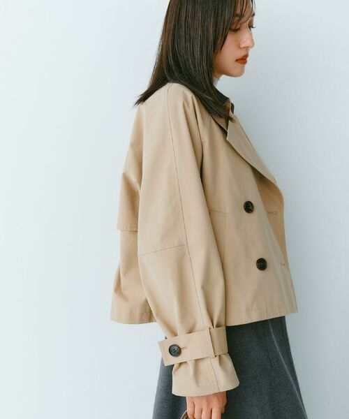 OPAQUE.CLIP / オペーク ドット クリップ トレンチコート | ショートトレンチコート【洗える】 | 詳細1