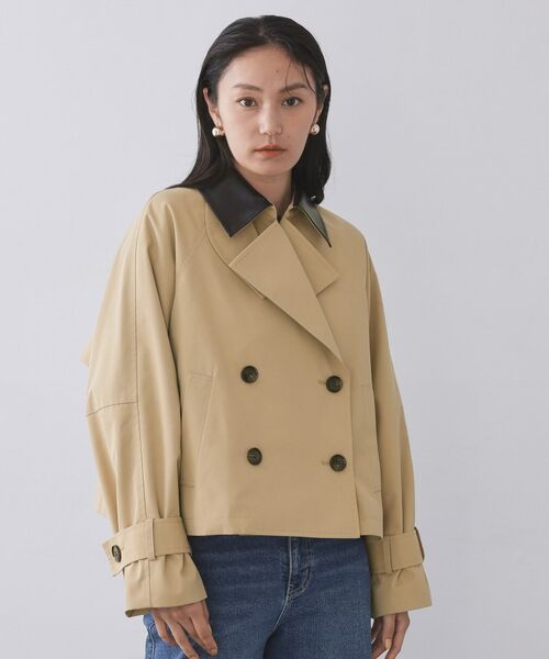 OPAQUE.CLIP / オペーク ドット クリップ トレンチコート | ショートトレンチコート【洗える】 | 詳細10