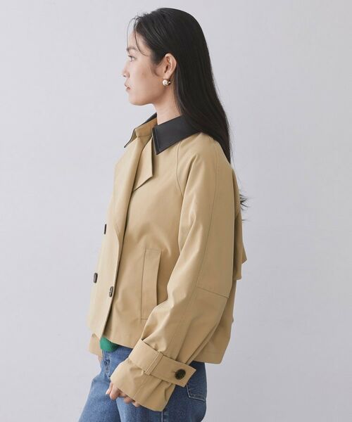 OPAQUE.CLIP / オペーク ドット クリップ トレンチコート | ショートトレンチコート【洗える】 | 詳細11