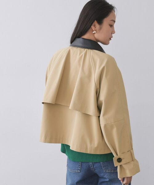 OPAQUE.CLIP / オペーク ドット クリップ トレンチコート | ショートトレンチコート【洗える】 | 詳細2