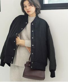 OPAQUE.CLIP / オペーク ドット クリップ レザーブルゾン・ジャケット | 《リバーシブル》キルティングブルゾン