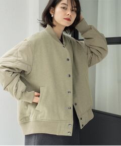 OPAQUE.CLIP / オペーク ドット クリップ レザーブルゾン・ジャケット | 《リバーシブル》キルティングブルゾン